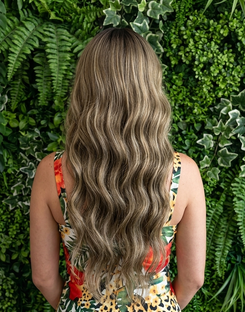 Kenzie in Cocoa Loco | 28" Wavy Brown/Blonde Luxury Lace Front Wig