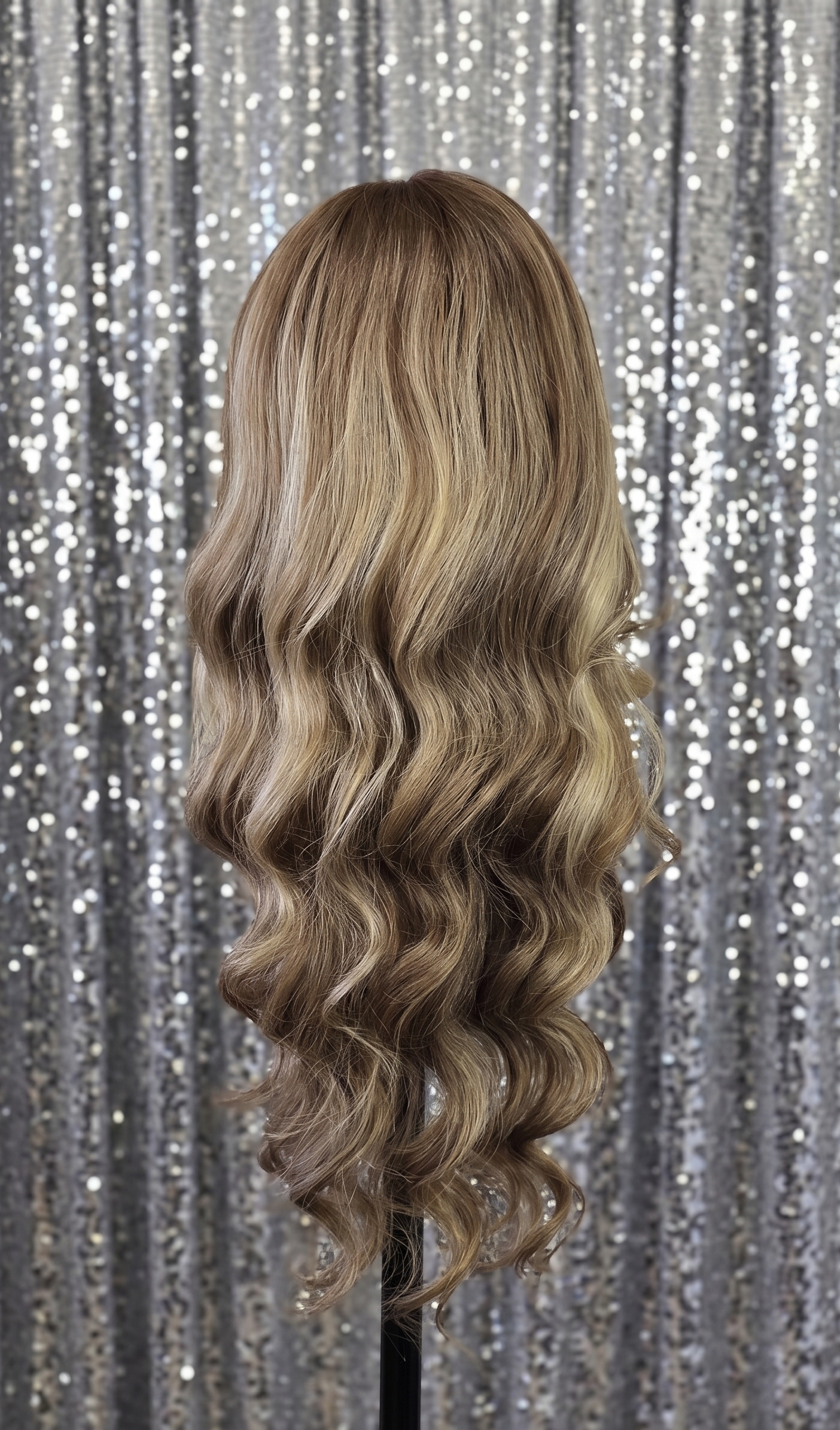 Mia in Starlit Cocoa | 26" Long Wavy  13"x4" Free Part Lace Front Wig
