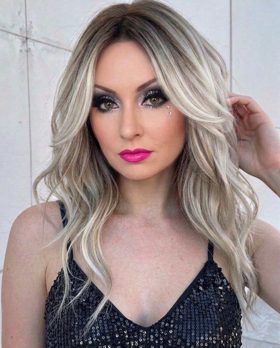 Mitzi in Frosted Ash | 20" Wavy Wig