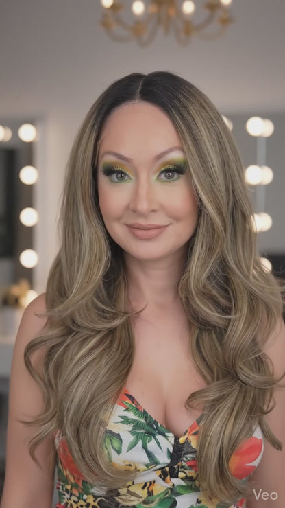 Giselle | Tiger Tail – 24" Swiss Lace Front Luxury Wig