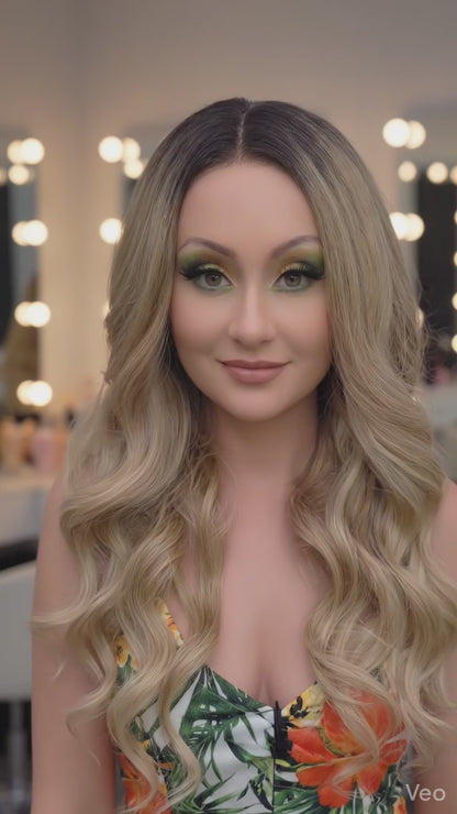 Trinity in Malibu Dream | 26" Long Curly Lace Front Wig