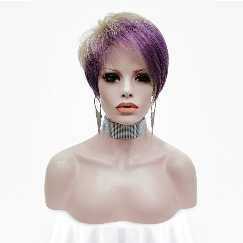 Pixi in Lilac Riot | 7" Purple/Blonde Ombre Wig