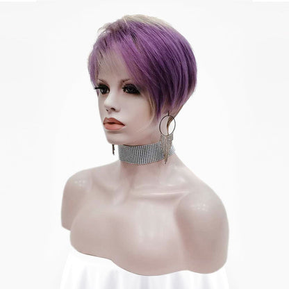 Pixi in Lilac Riot | 7" Purple/Blonde Ombre Wig