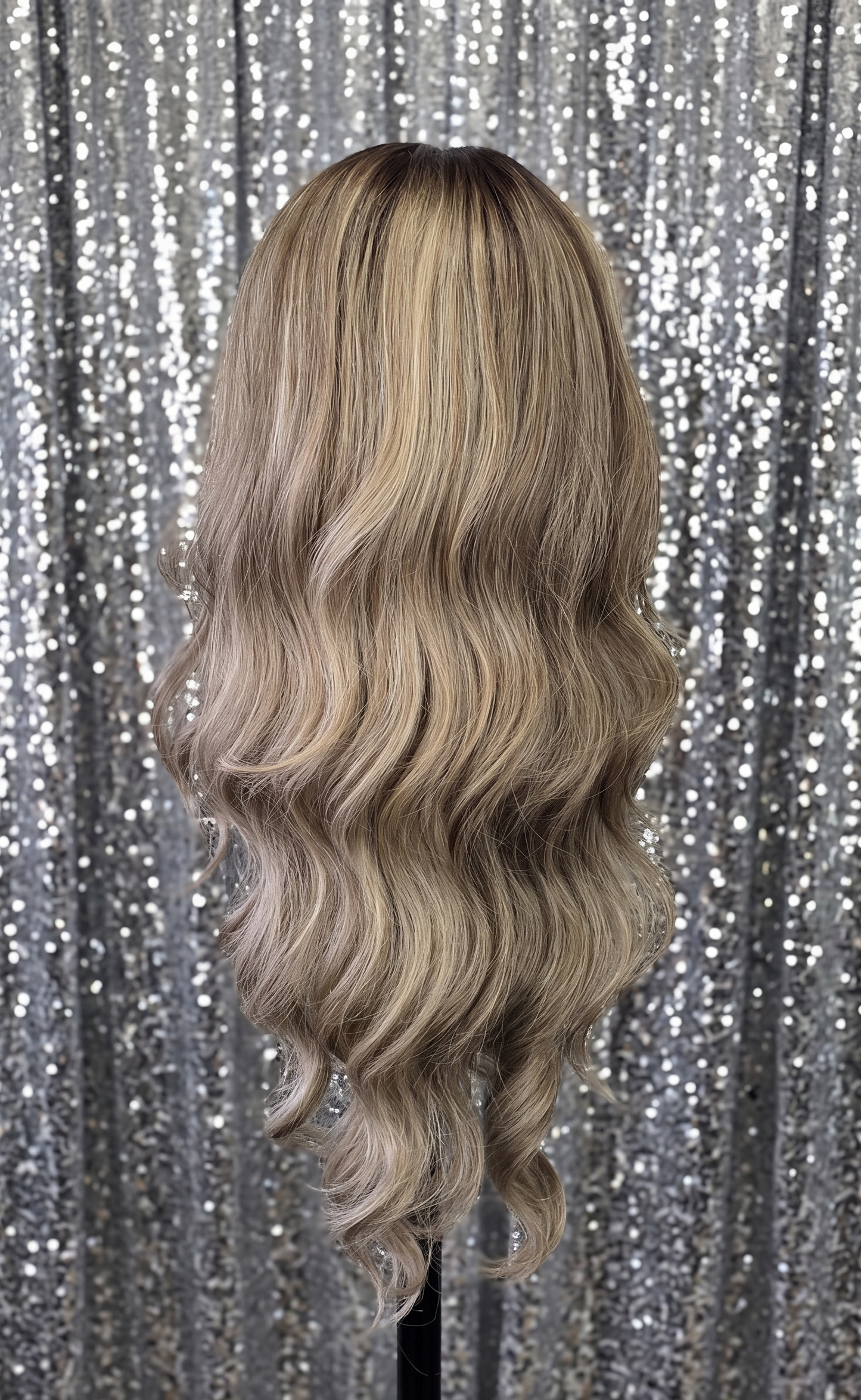 Talia  in Caramel Drizzle | 26" Long Wavy Brown/Blonde Mix Lace Front Wig