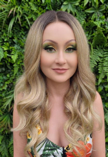 Trinity in Malibu Dream | 26" Long Curly Lace Front Wig