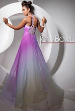Load image into Gallery viewer, Tony Bowls Paris Ombre Chiffon Gown 113714 Lavender Ombre