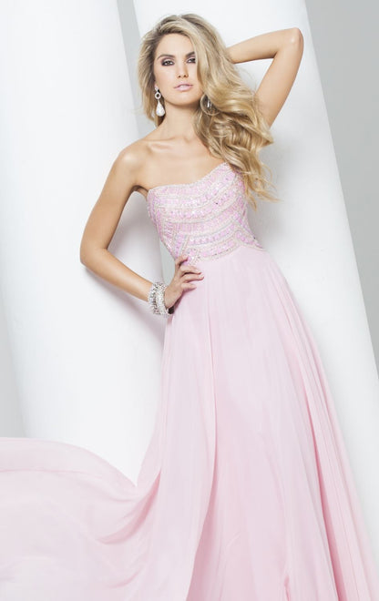 tony bowls pink dress Tony Bowls 2012 Pink Ombre Mermiad Prom Dress 112549