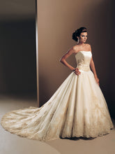 Load image into Gallery viewer, Mon Cheri Wedding Gown Victoria 16202 Spun Gold