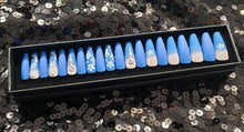 Load image into Gallery viewer, Bailey Blue Press On Nail Set