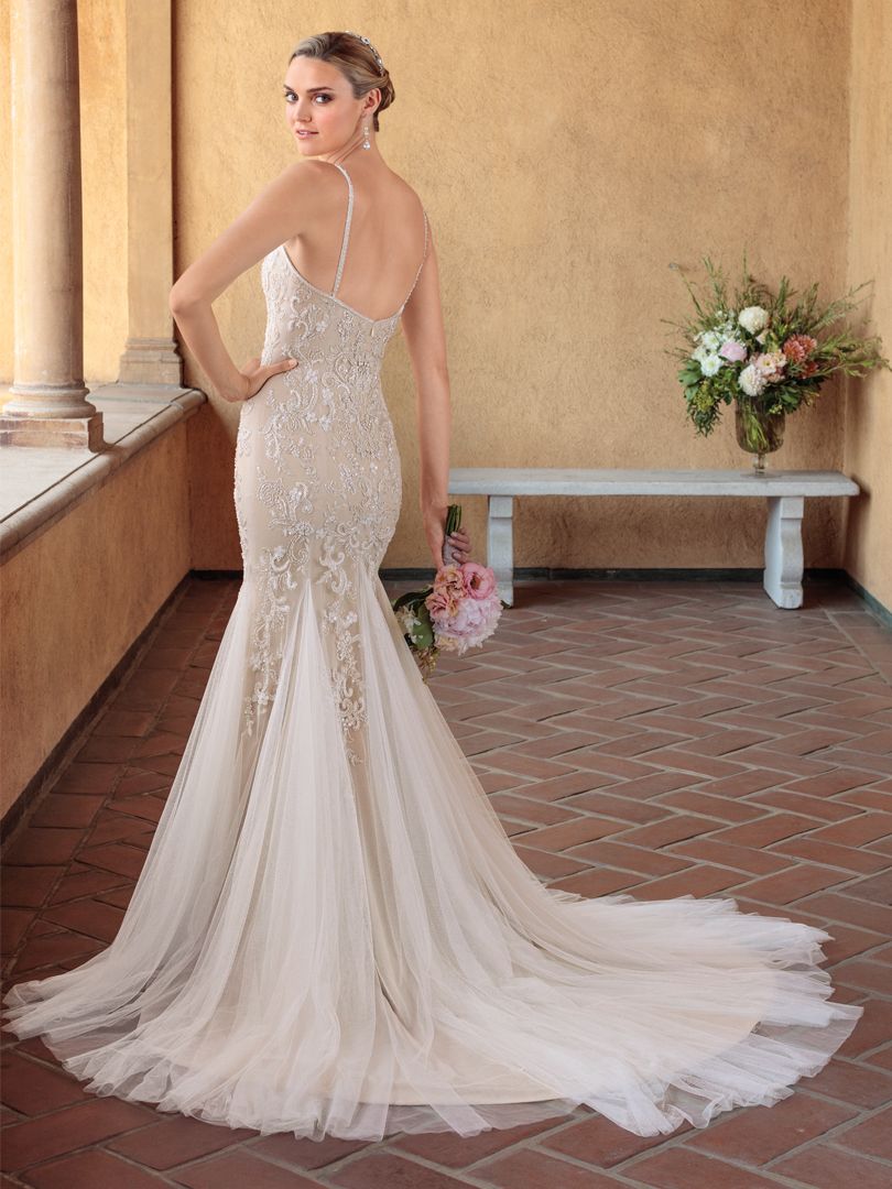 Casablanca Bridal Wedding Gown Pixie 2321