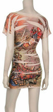Load image into Gallery viewer, TATTOO PRINT TIE DYE TOP/DRESS - NWT