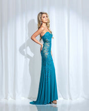 Load image into Gallery viewer, Tony Bowls Paris Jersey Prom Dress 115743 Teal