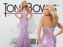 Load image into Gallery viewer, Tony Bowls Sequin Prom Dress 114503 Light Purple
