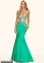 Load image into Gallery viewer, Morilee Mermaid Prom Dress 98047 Green