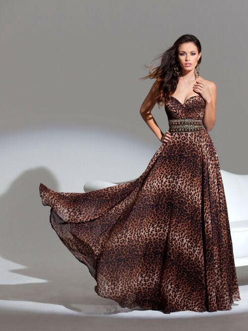 Tony Bowls Le Gala Prom Dress 115548 Leopard