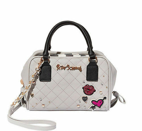 Betsey Johnson Peek A Boo Handbag - Grey