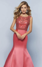 Load image into Gallery viewer, Splash Mermaid Grad Prom Dress J781 Coral