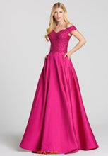 Load image into Gallery viewer, Ellie Wilde Grad Prom Dress EW118152 Hot Pink