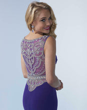 Load image into Gallery viewer, Splash Jersey Grad Prom Dress J437 Purple
