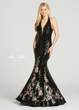 Load image into Gallery viewer, Ellie Wilde Grad Prom Dress EW118133 Black/Multi