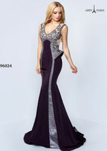 Load image into Gallery viewer, Lucci Lu Abby Paris Peplum Grad Prom Dress 96024 Magenta