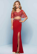 Load image into Gallery viewer, Splash Two Piece Grad Prom Dress J776 Red