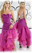 Load image into Gallery viewer, Xcite Ruffle Strapless Prom Dress 30161 Violet