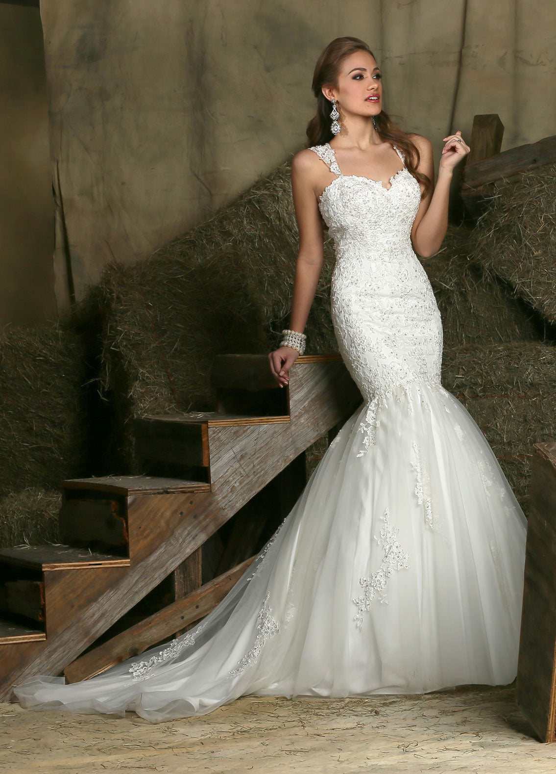 Da Vinci Bridal Wedding Dress 50330