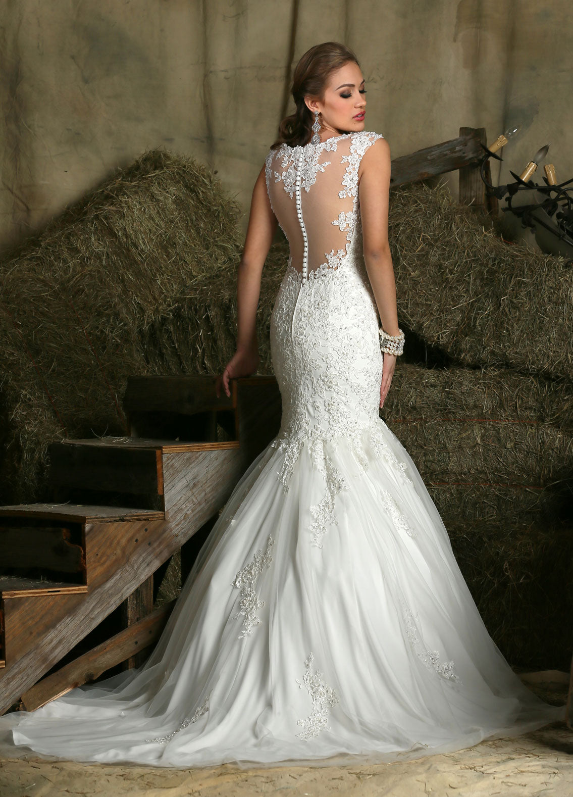 Da Vinci Bridal Wedding Dress 50330