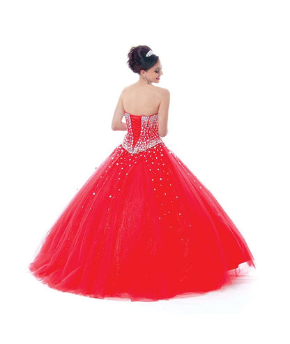 Bonny Bloom AB Rhinestone Tulle Ballgown Quinceañera 5421