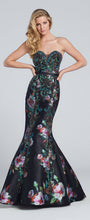 Load image into Gallery viewer, Ellie Wilde Grad Prom Dress EW117149 Black/Multi