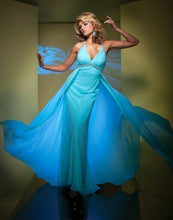 Load image into Gallery viewer, Tony Bowls Chiffon Prom Dress TB11560 Light Aqua