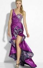 Load image into Gallery viewer, Riva Designs High Low One Shoulder Prom Dress R9635 Purple