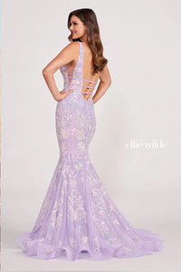 Ellie Wilde Sequin Gown EW34041