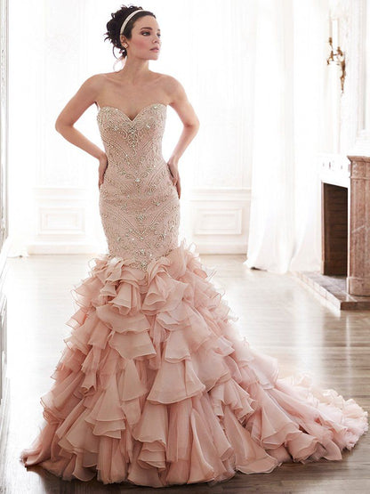 Organza Maggie Sottero Haute Couture Maggie Sottero Wedding Gown