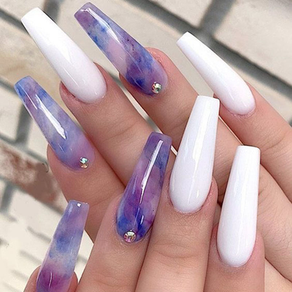 Watercolor Sky Press On Nail Set