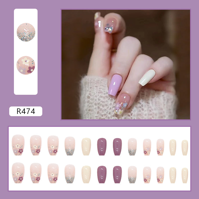 Daisy Press On Nail Set