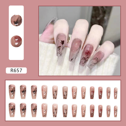 Vintage Rose Press On Nail Set