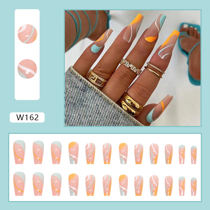 Hang Five Press On Nail Set