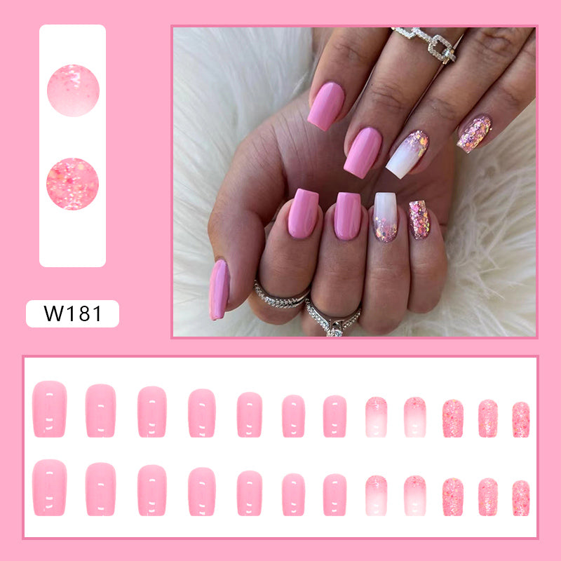 Barbie Girl Press On Nail Set