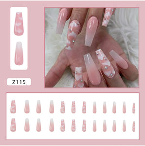 Pink Cloud Press On Nail Set
