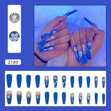 Load image into Gallery viewer, Bailey Blue Press On Nail Set