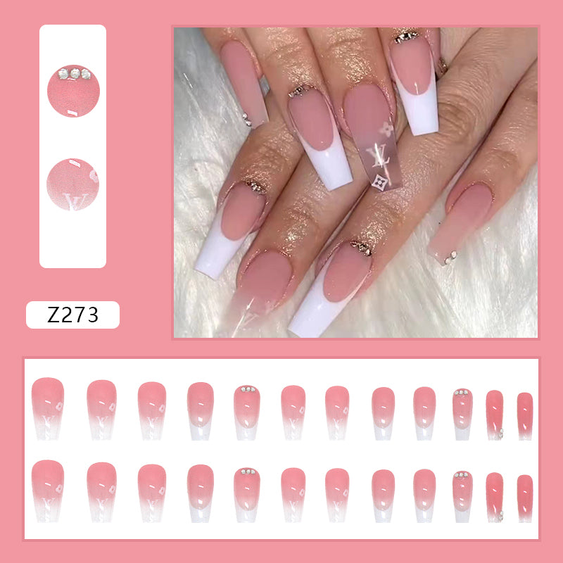 Pink Ombre LV Press On Nail Set – Unique Weddings by Craft Haven
