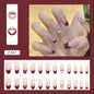 Cabernet Press On Nail Set