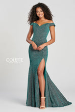 Load image into Gallery viewer, Colette Glitter Off the Shoulder Gown CL12028