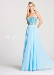 Ellie Wilde Chiffon Grad Prom Dress EW118094