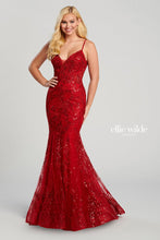 Load image into Gallery viewer, Ellie Wilde Lace Sequin Mermaid Gown EW120032