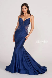 Ellie Wilde Rhinestone Mermaid Gown EW34002
