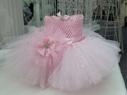 Sequin/Sparkle Baby Tutu Dress - Custom made in any color!!